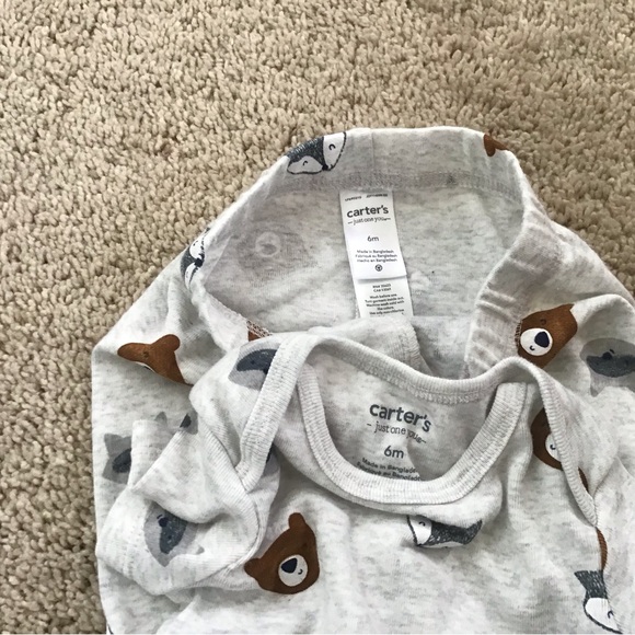 Carter’s two piece suit and one piece, Size 6M, excellent condition. - Picture 8 of 9